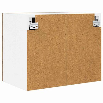 Hangkast Oude Hout en Wit 50 x 31 x 40 cm Bewerkt hout 8