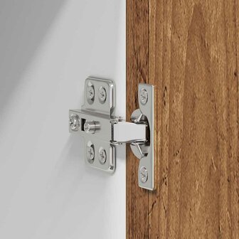 Hangkast Oude Hout en Wit 50 x 31 x 40 cm Bewerkt hout 9
