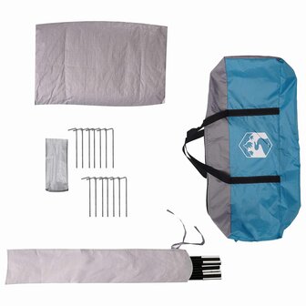 3-persoons Blauw 185T Polyester met PU Coating 9