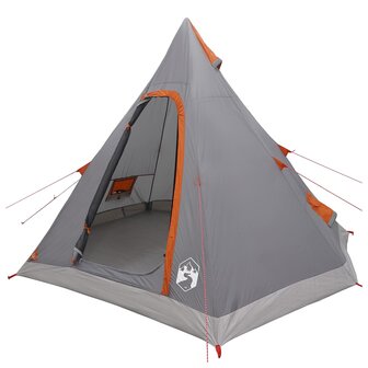 3-persoons Grijs en Oranje 185T Polyester met PU Coating 2