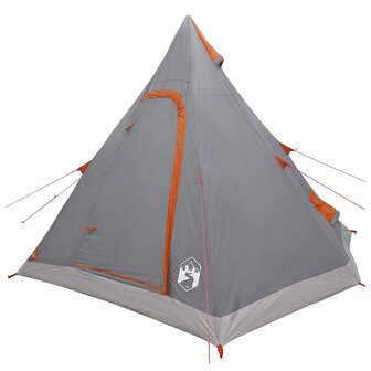 3-persoons Grijs en Oranje 185T Polyester met PU Coating 3