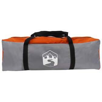3-persoons Grijs en Oranje 185T Polyester met PU Coating 8