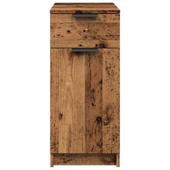 Bureau 33x50x75 cm bewerkt hout oud houtkleurig 5