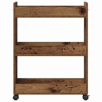 Kast met wiel Oudhout 60 x 22 x 79 cm 6