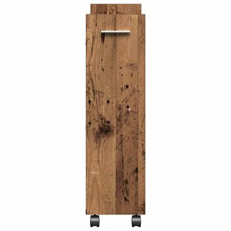 Kast met wiel Oudhout 60 x 22 x 79 cm 7