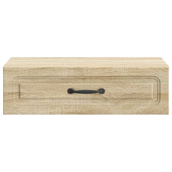 Wandmontage Zijtafel Sonoma Eiken 59 x 34,5 x 17 cm 5