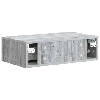 Wandmontage Zijtafel Grijs sonoma 59 x 34,5 x 17 cm 7