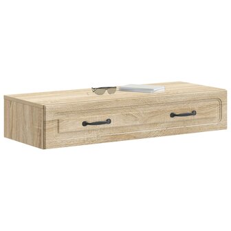 Wandmontage Zijtafel Sonoma Eiken 87,5 x 34,5 x 17 cm 3