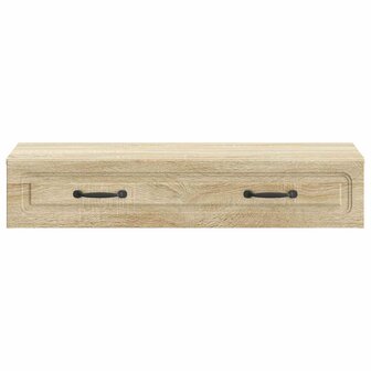 Wandmontage Zijtafel Sonoma Eiken 87,5 x 34,5 x 17 cm 5
