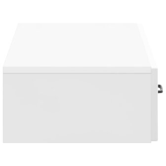 Wandmontage Zijtafel Hoogglans Wit 87,5 x 34,5 x 17 cm 6