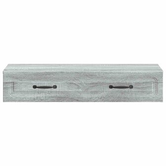 Wandmontage Zijtafel Grijs sonoma 87,5 x 34,5 x 17 cm 5
