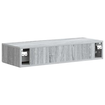 Wandmontage Zijtafel Grijs sonoma 87,5 x 34,5 x 17 cm 7