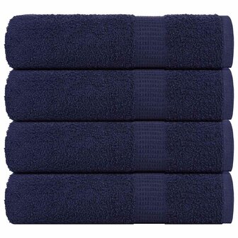 Douchehanddoeken FROGN 4 st 70x140 cm 360 g/m&sup2; marineblauw 1