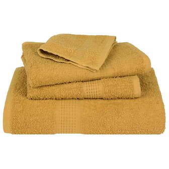 8-delige Handdoekenset FROGN 360 g/m&sup2; goud 4