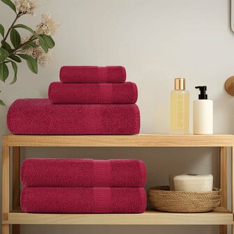 12-delige Handdoekenset FROGN 360 g/m&sup2; bordeaux 3