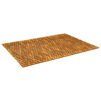 Badmatten Naturel 105 x 160 cm Massief Acaciahout 2