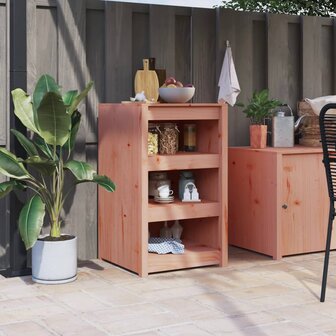 Keukenkast voor buiten MEPPEL 55x55x92 cm massief douglashout 1