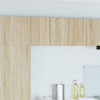 Hangkast Sonoma Eik en Wit 30 x 31 x 40 cm Bewerkt hout 1