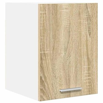 Hangkast Sonoma Eik en Wit 30 x 31 x 40 cm Bewerkt hout 2