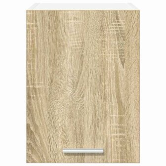 Hangkast Sonoma Eik en Wit 30 x 31 x 40 cm Bewerkt hout 6