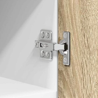 Hangkast Sonoma Eik en Wit 30 x 31 x 40 cm Bewerkt hout 9