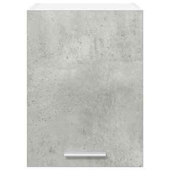 Hangkast Beton Grijs en Wit 30 x 31 x 40 cm Bewerkt hout 6