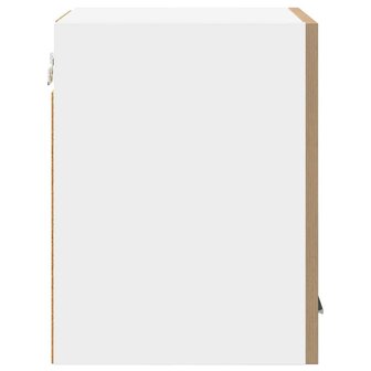 Hangkast Ambachtelijke Eik en Wit 30 x 31 x 40 cm Bewerkt hout 7