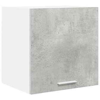 Hangkast Beton Grijs en Wit 40 x 31 x 40 cm Bewerkt hout 2