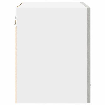 Hangkast Beton Grijs en Wit 40 x 31 x 40 cm Bewerkt hout 7