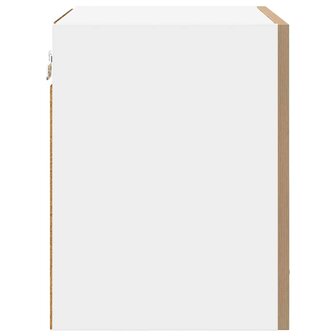 Hangkast Ambachtelijke Eik en Wit 40 x 31 x 40 cm Bewerkt hout 7