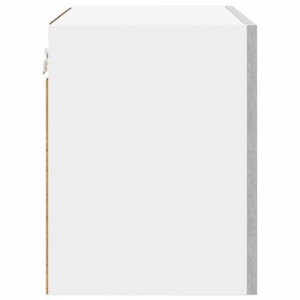 Hangkast Beton Grijs en Wit 50 x 31 x 40 cm Bewerkt hout 7