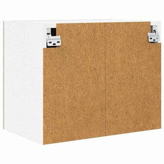 Hangkast Beton Grijs en Wit 50 x 31 x 40 cm Bewerkt hout 8
