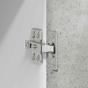 Hangkast Beton Grijs en Wit 50 x 31 x 40 cm Bewerkt hout 9