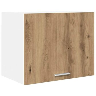 Hangkast Ambachtelijke Eik en Wit 50 x 31 x 40 cm Bewerkt hout 2