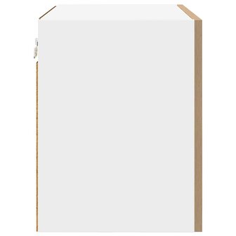 Hangkast Ambachtelijke Eik en Wit 50 x 31 x 40 cm Bewerkt hout 7