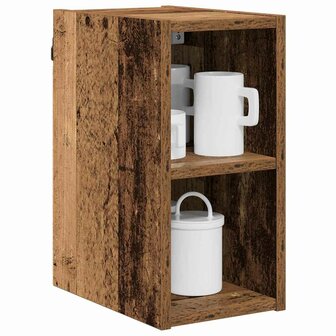 Hangkast Oudhout 20 x 29,5 x 40 cm Bewerkt hout 3