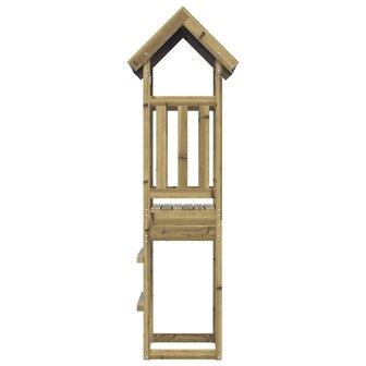 Speeltoren Bruin Massief ge&iuml;mpregneerd hout 2