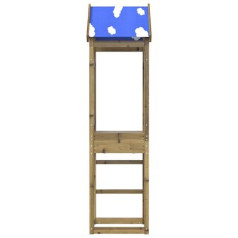 Speeltoren Bruin Massief ge&iuml;mpregneerd hout 3