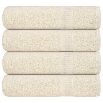 Douchehanddoeken FROGN 4 st 70x140 cm 360 g/m&sup2; cr&egrave;me 1