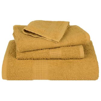 6-delige Handdoekenset FROGN 360 g/m&sup2; goud 4