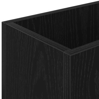 Paraplustandaard Zwart Eiken 40 x 20 x 55,5 cm Bewerkt hout 8