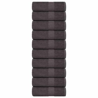 Washandjes FROGN 10 st 30x30 cm 360 g/m&sup2; antraciet 1