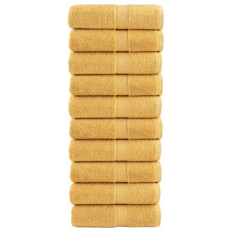 Gastendoekjes SOLUND 10 st 600 g/m&sup2; 30x50 cm goudkleurig 1