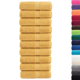Gastendoekjes SOLUND 10 st 600 g/m&sup2; 30x50 cm goudkleurig 2