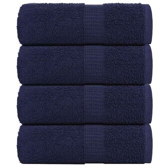 Gastendoekjes FROGN 4 st 30x50 cm 360 g/m&sup2; marineblauw 1