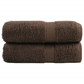 Gastendoekjes SOLUND 2 st 600 g/m&sup2; 30x50 cm bruin 1