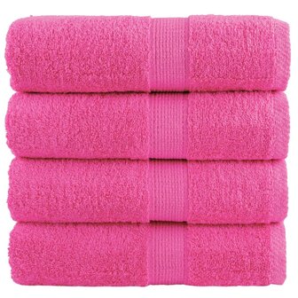 Gastendoekjes SOLUND 4 st 600 g/m&sup2; 30x50 cm roze 1