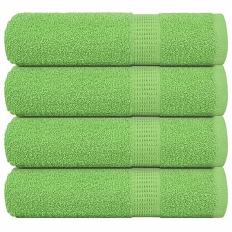 Handdoeken FROGN 4 st 50x100 cm 360 g/m&sup2; appelgroen 1