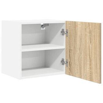 Hangkast Sonoma Eik en Wit 40 x 31 x 40 cm Bewerkt hout 5