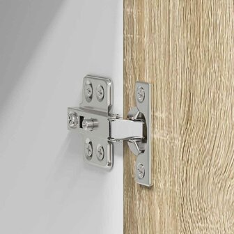 Hangkast Sonoma Eik en Wit 40 x 31 x 40 cm Bewerkt hout 9